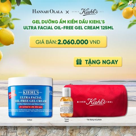  GEL DƯỠNG ẨM KIỀM DẦU 24H KIEHL'S ULTRA FACIAL OIL-FREE GEL CREAM 125ML 