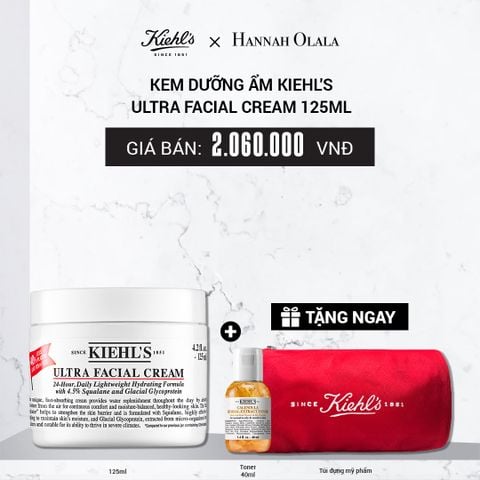  KEM DƯỠNG ẨM SÂU 72H & PHỤC HỒI NHANH KIEHL'S ULTRA FACIAL CREAM 125ML 