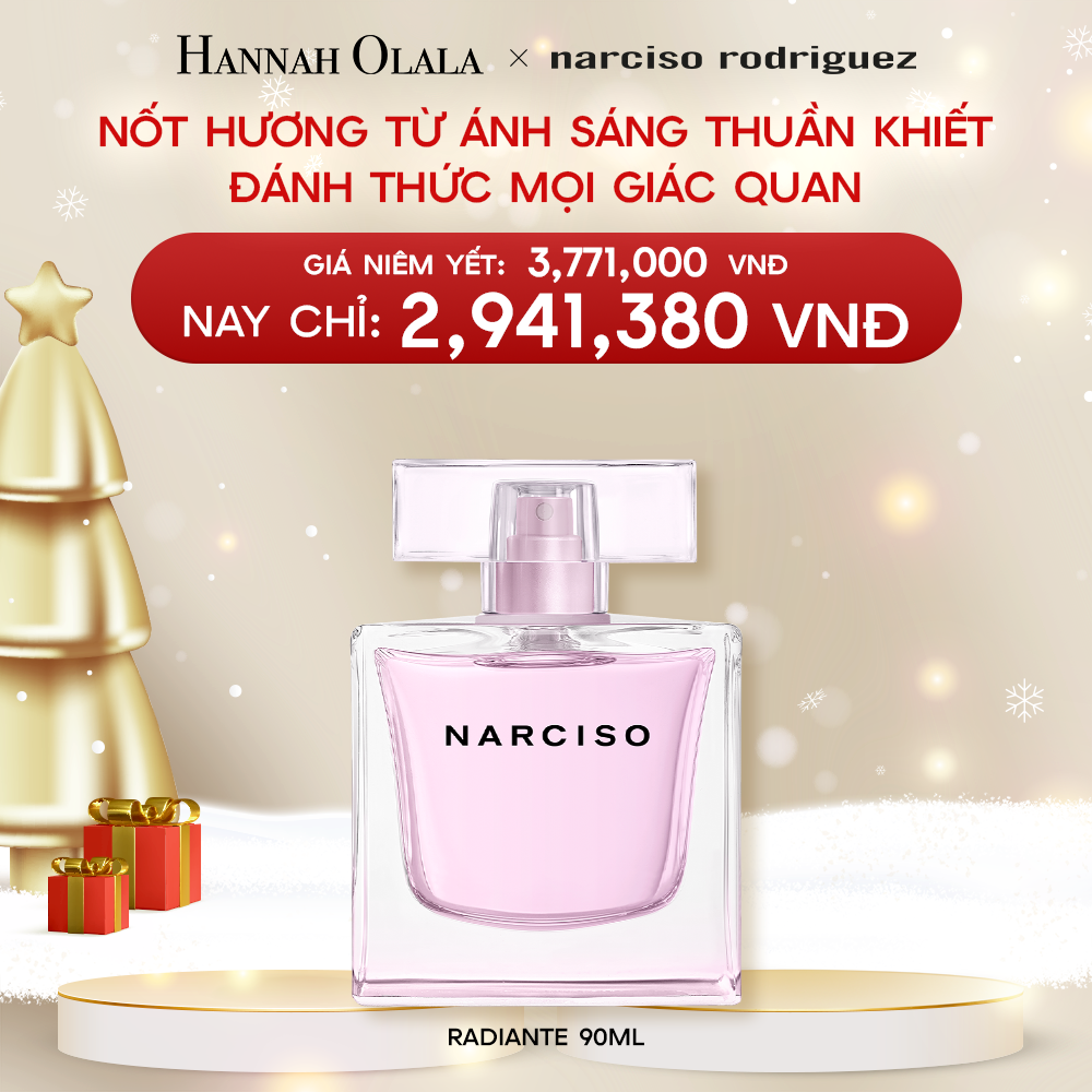  A226_DEAL 15.1: Nước Hoa nữ Narciso Rodriguez Narciso Eau De Parfum Radiante 90ml 