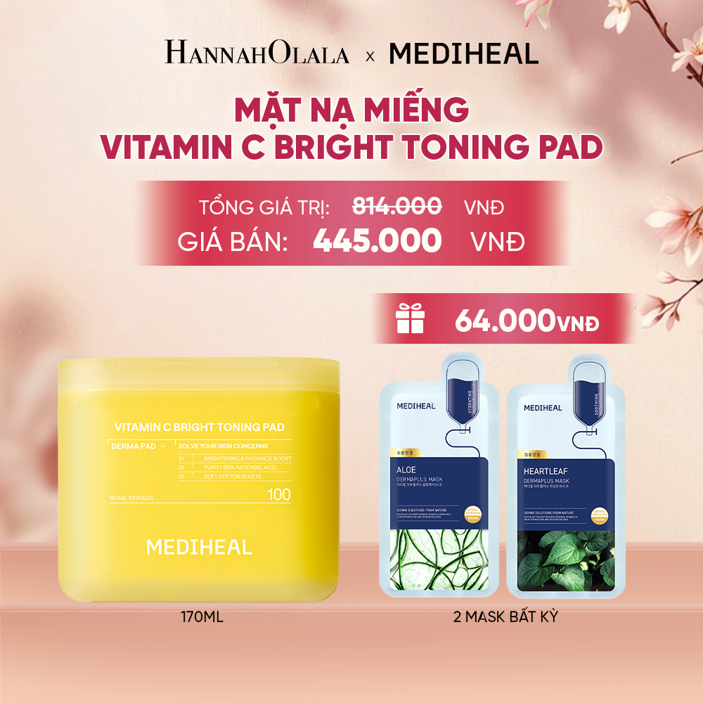  MEDIHEAL BỘ SẢN PHẨM TONER PAD 170ML - A564 