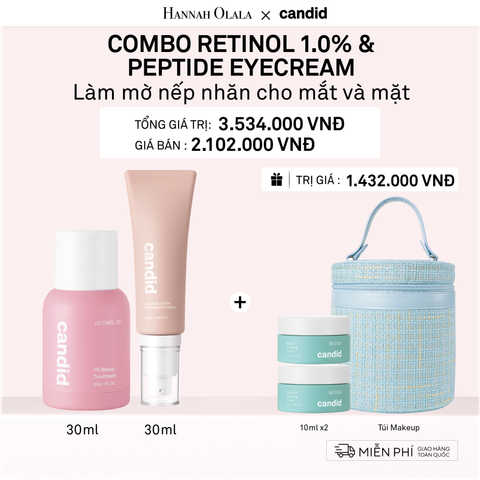  A5_DEAL 13: RETINOL 1.0% 30ML & PEPTIDE EYECREAM 30ML 