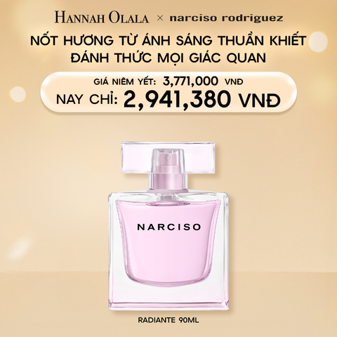  DEAL 15.1: NƯỚC HOA NỮ NARCISO RODRIGUEZ NARCISO EAU DE PARFUM RADIANTE 90ML 