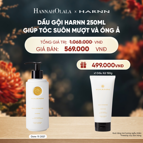  DẦU GỘI HARNN 250ML GIÚP TÓC SUÔN MƯỢT VÀ ÓNG Ả - A4065 
