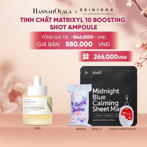  NEW SKU SKIN1004 TINH CHẤT MADAGASCAR CENTELLA RETINOL 0.2 BOOSTING SHOT AMPOULE 30ML (IP04) - A513 