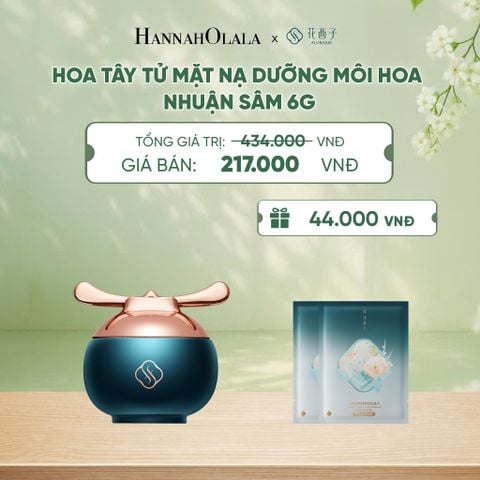  HOA TÂY TỬ MẶT NẠ DƯỠNG MÔI HOA NHUẬN SÂM 6G - A185 