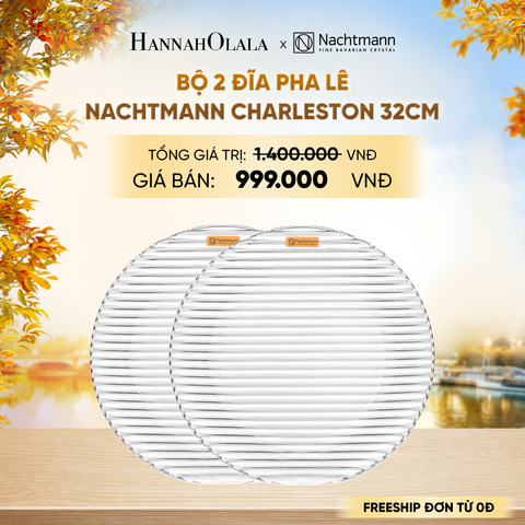  BỘ 2 ĐĨA PHA LÊ NACHTMANN CHARLESTON 32CM - E1890 