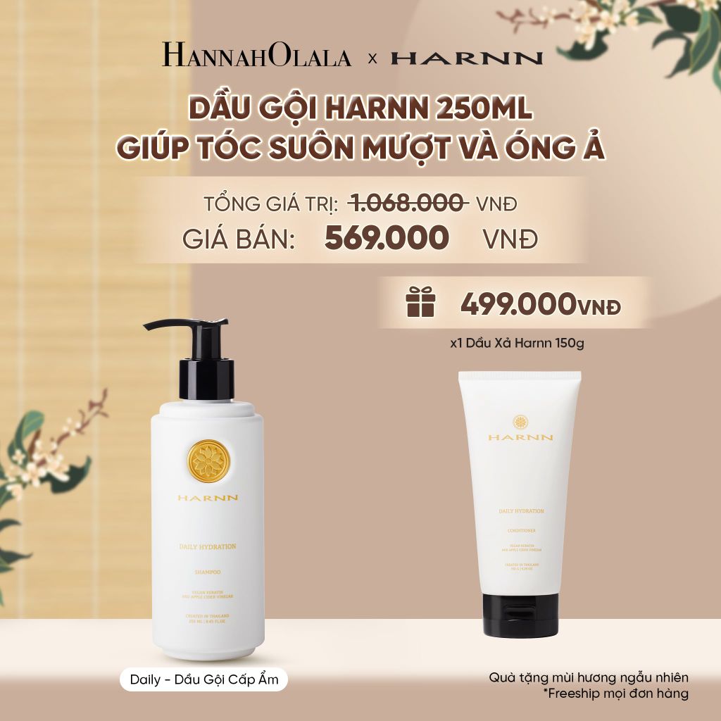  DẦU GỘI HARNN 250ML GIÚP TÓC SUÔN MƯỢT VÀ ÓNG Ả - A2374 