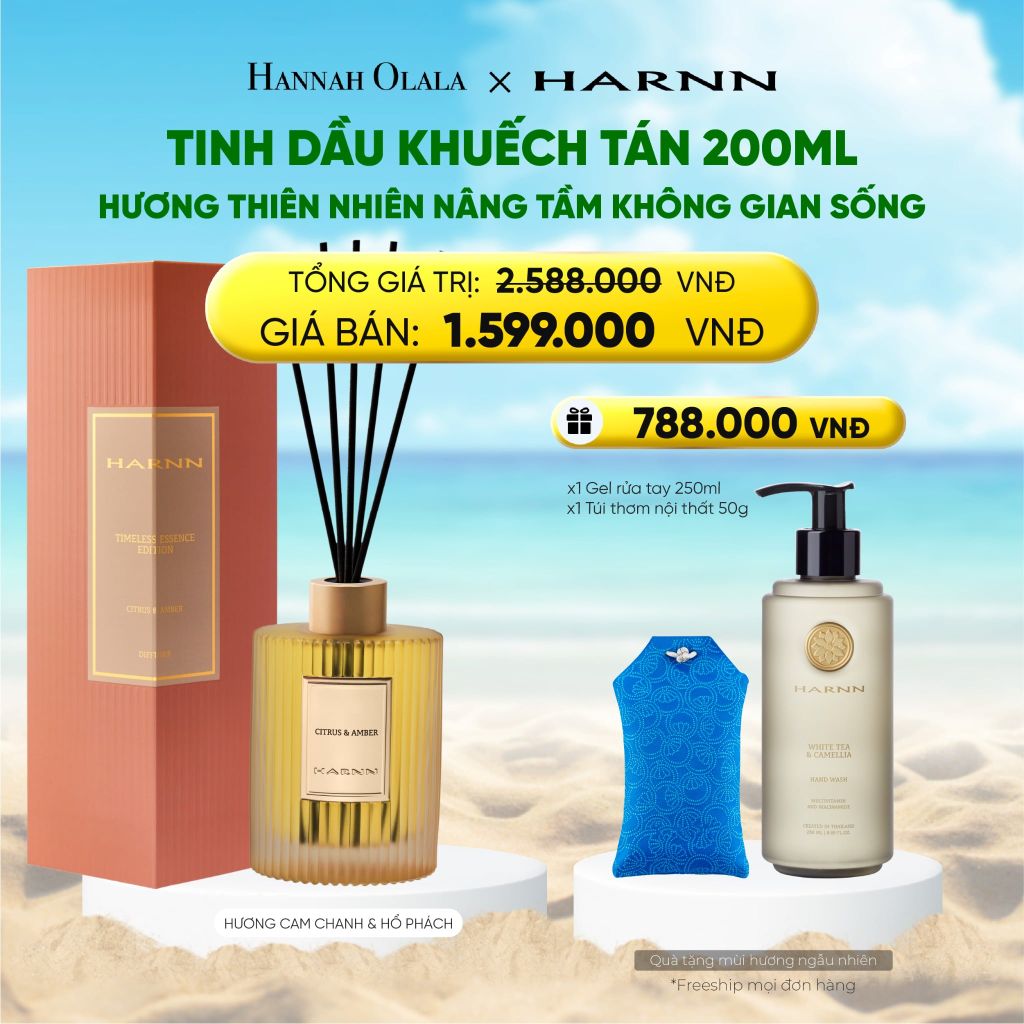  [HARNN NEW COLLECTION] TINH DẦU KHUẾCH TÁN TIMELESS 200ML HƯƠNG TINH DẦU THIÊN NHIÊN NÂNG TẦM KHÔNG GIAN SỐNG 