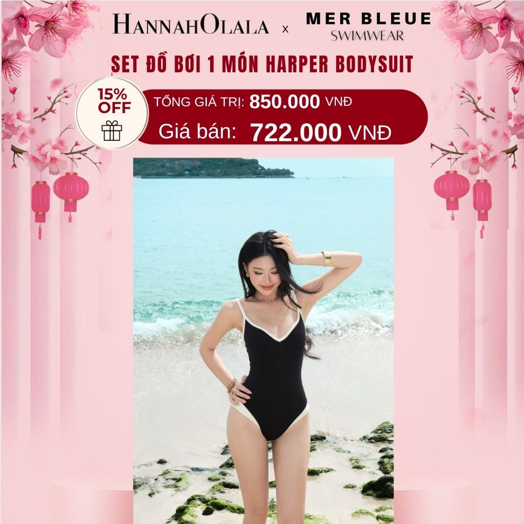  A255_DEAL 3: SET ĐỒ BƠI 1 MẢNH HARPER BODYSUIT 