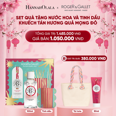  DEAL 5: BỘ QUÀ TẶNG LỄ HỘI WELLBEING NƯỚC HOA 100ML VÀ TINH DẦU KHUẾCH TÁN 