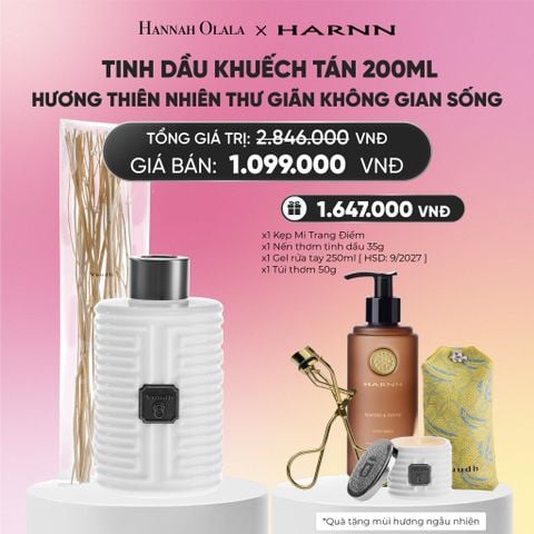  TINH DẦU KHUẾCH TÁN 200ML HƯƠNG THIÊN NHIÊN THƯ GIÃN KHÔNG GIAN SỐNG_A1444 