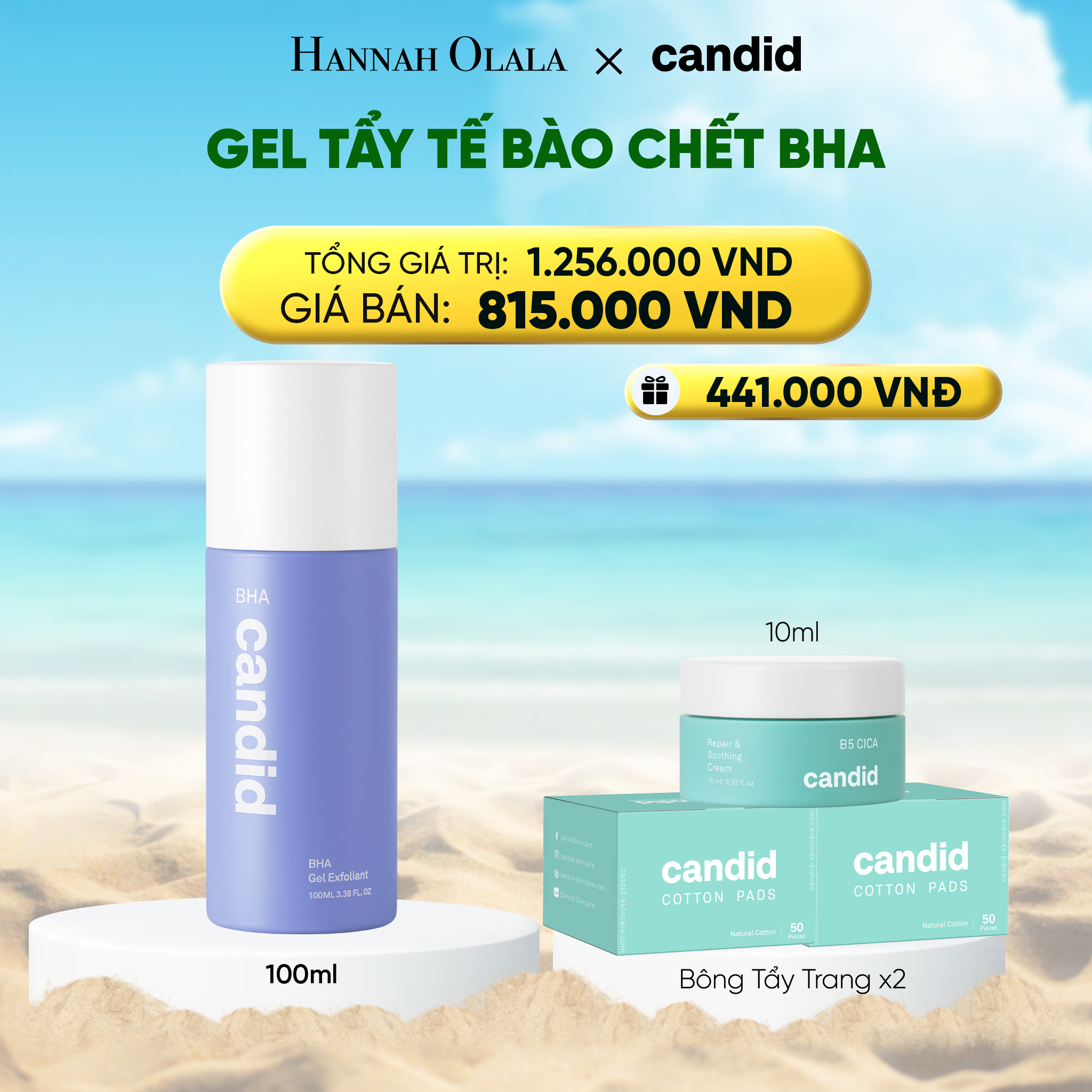 A1489_deal 14: gel tẩy tế bào chết bha 100ml