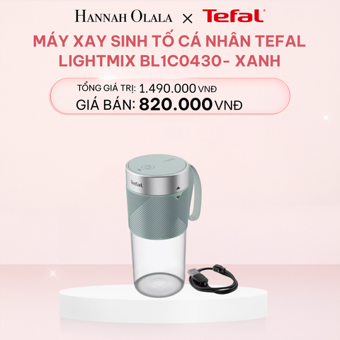  E79_DEAL 7: MÁY XAY SINH TỐ CÁ NHÂN TEFAL LIGHTMIX BL1C0430- XANH 