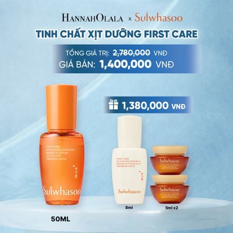  MỚI - XỊT KHOÁNG FIRST CARE MIST TĂNG CƯỜNG HÀNG RÀO BẢO VỆ DA 50ML 