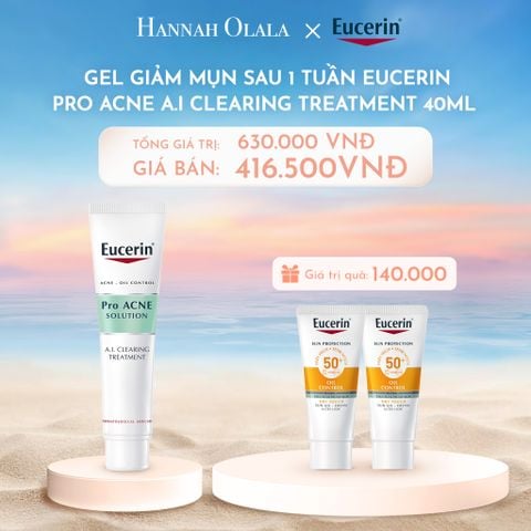  C783_DEAL 06: GEL GIẢM MỤN SAU 1 TUẦN EUCERIN PRO ACNE A.I CLEARING TREATMENT 40ML 