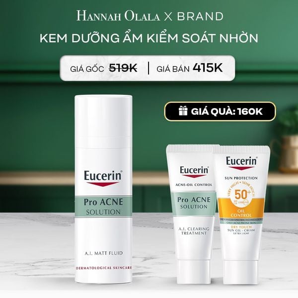  A57_DEAL 09: KEM DƯỠNG ẨM KIỂM SOÁT NHỜN & GIẢM MỤN EUCERIN MATT FLUID 50ML 