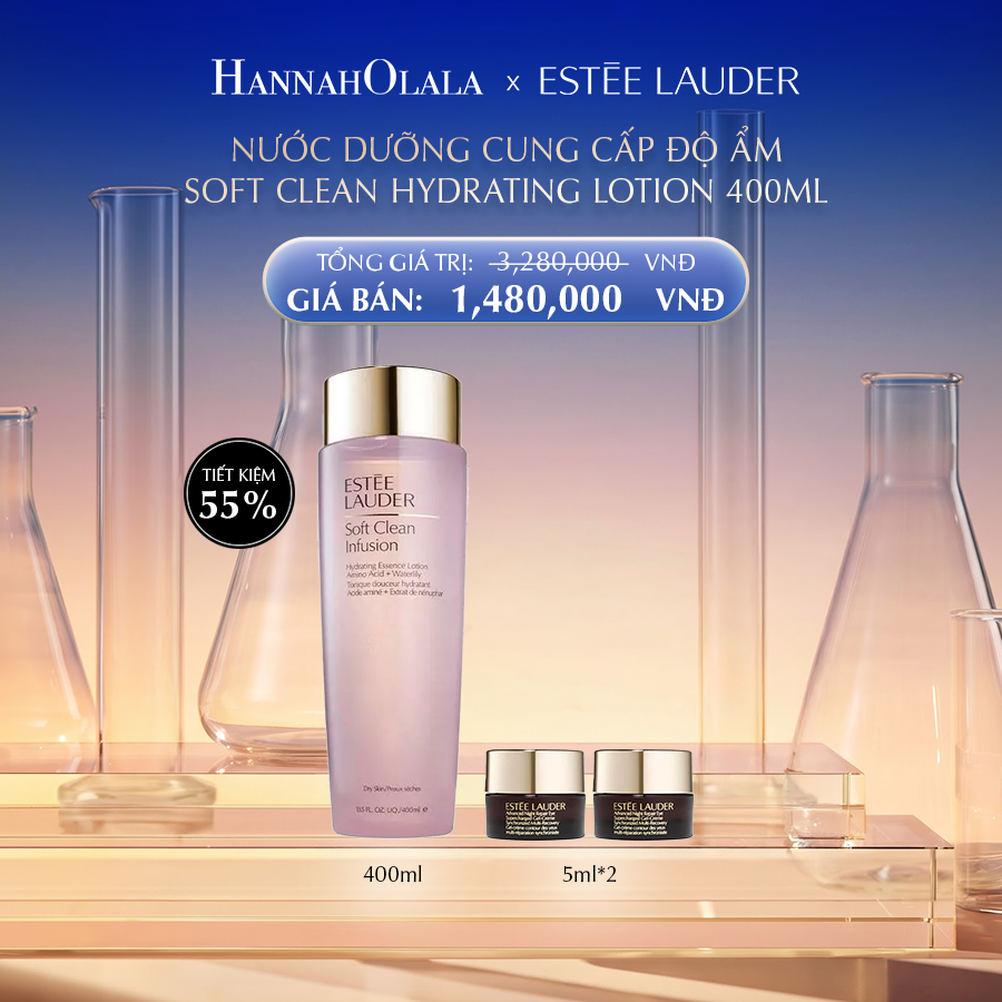  NƯỚC DƯỠNG CUNG CẤP ĐỘ ẨM SOFT CLEAN HYDRATING LOTION 400ML - DEAL 10 - E8 