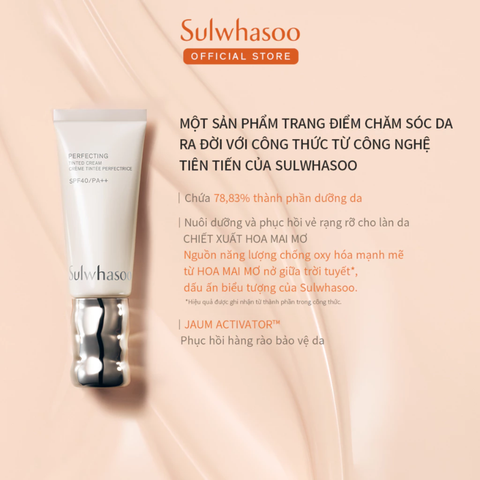 MỚI - KEM TINT TRANG ĐIỂM SULWHASOO PERFECTING TINTED CREAM 35ML 