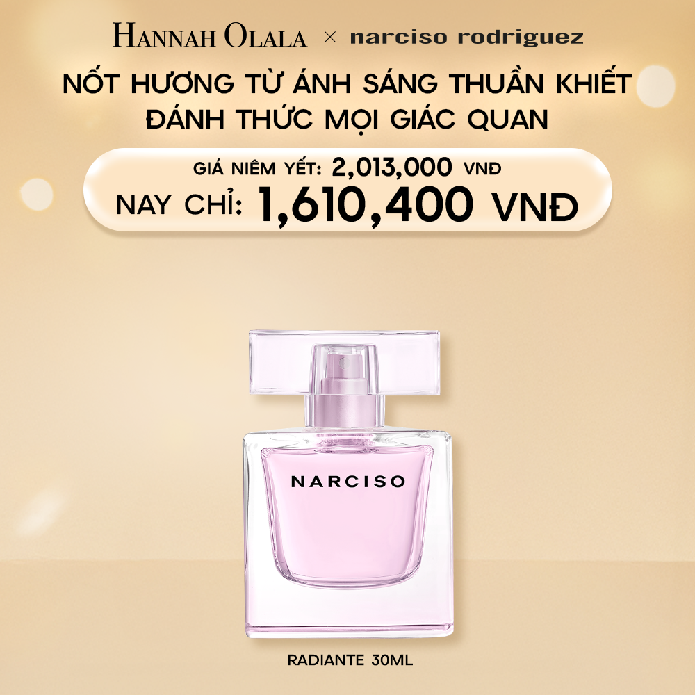  E25_DEAL 14.1: NƯỚC HOA NỮ NARCISO RODRIGUEZ NARCISO EAU DE PARFUM RADIANTE 30ML 
