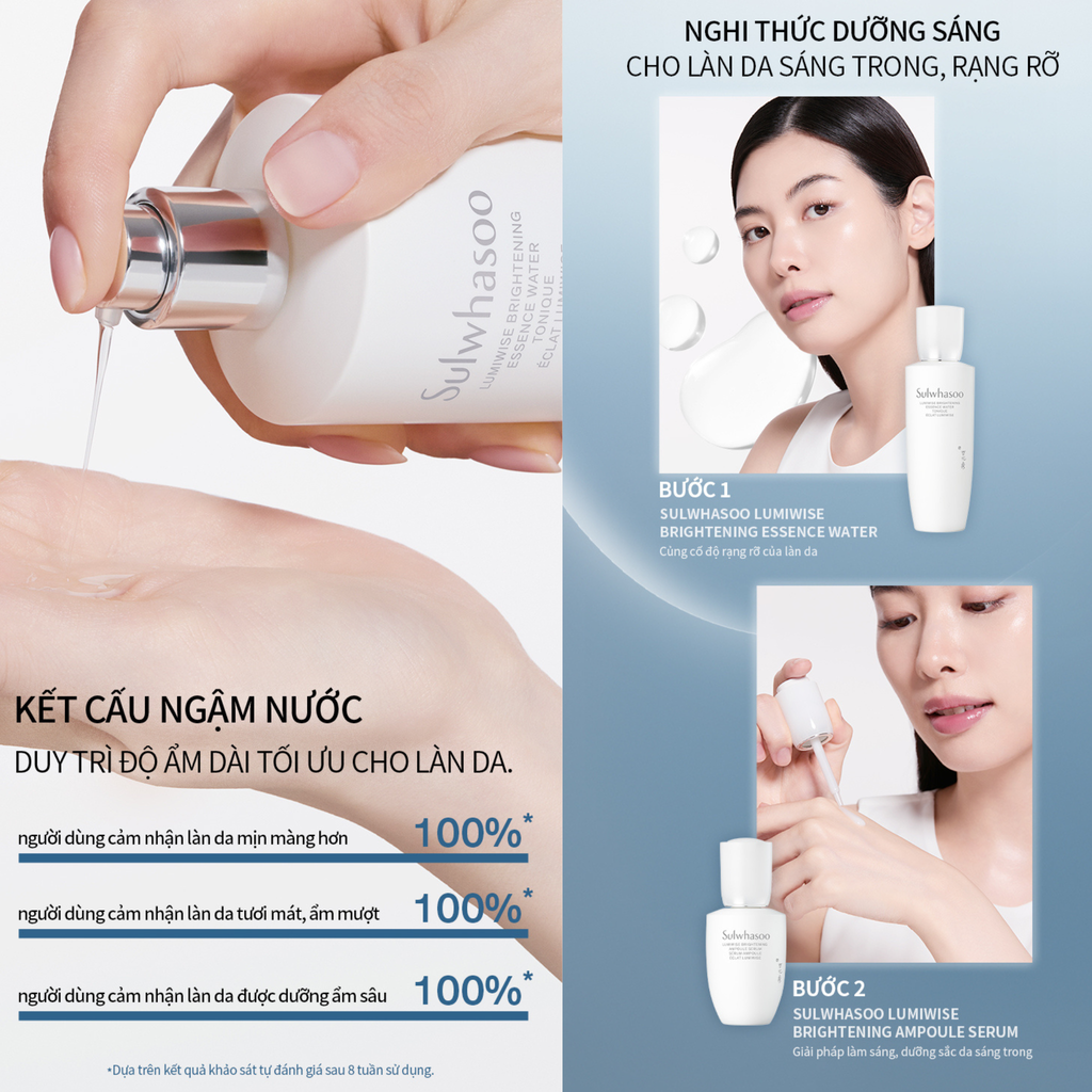  D62_DEAL 12: NƯỚC DƯỠNG DA SÁNG TRONG LUMIWISE BRIGHTENING ESSENCE WATER 150ML 