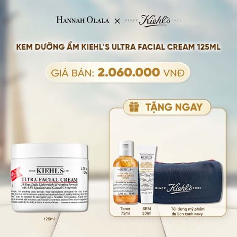  KEM DƯỠNG ẨM SÂU 72H & PHỤC HỒI NHANH KIEHL'S ULTRA FACIAL CREAM 125ML - A2035 