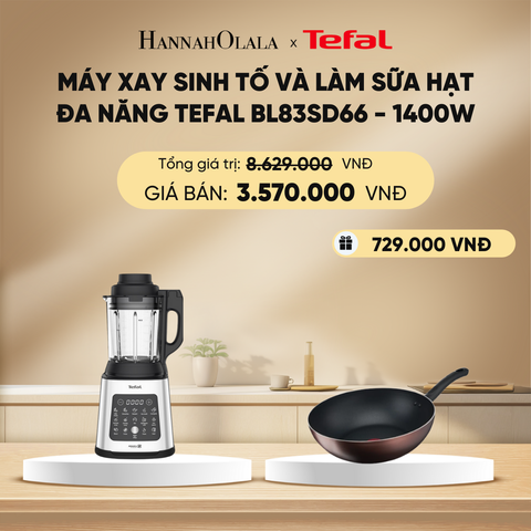  DEAL 6.1: MÁY XAY SINH TỐ VÀ LÀM SỮA HẠT ĐA NĂNG TEFAL BL83SD66 - 1400W 