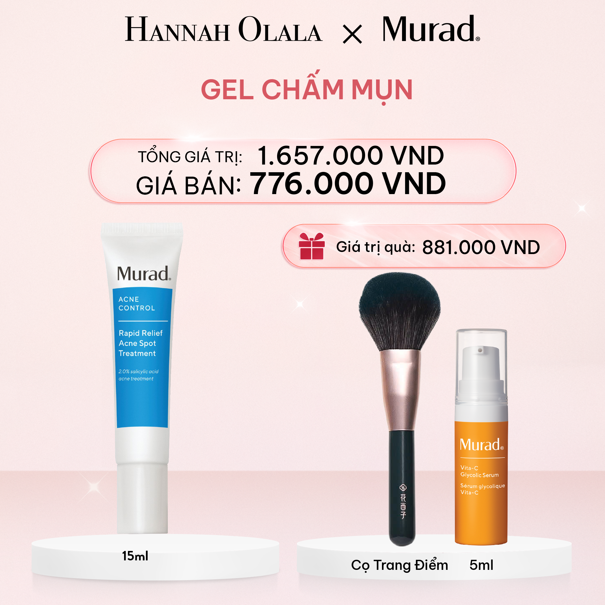  E755_DEAL 2: GEL CHẤM MỤN 15ML 