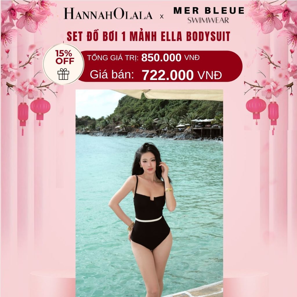  A249_DEAL 2: SET ĐỒ BƠI 1 MẢNH ELLA BODYSUIT 