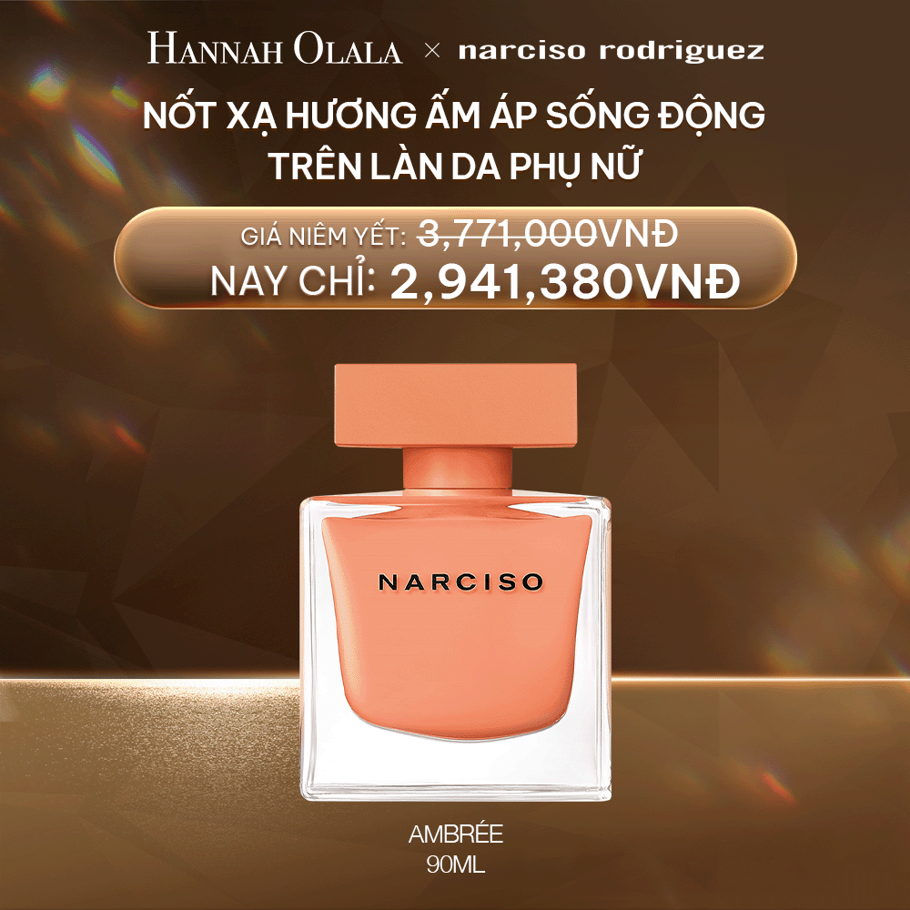  DEAL 38:  NƯỚC HOA NỮ NARCISO RODRIGUEZ NARCISO EAU DE PARFUM AMBRÉE 90ML 