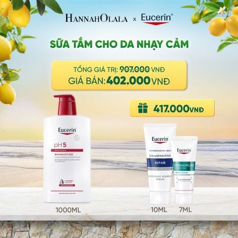 SỮA TẮM CHO DA NHẠY CẢM EUCERIN PH5 SENSITIVE SKIN WASHLOTION 1000ML DEAL 14: 