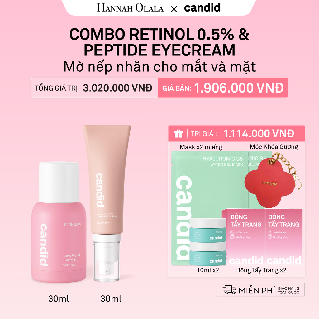  DEAL 14: RETINOL 0.5% & PEPTIDE EYECREAM 
