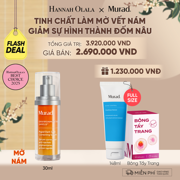  [FLASH DEAL] TINH CHẤT LÀM MỜ VẾT NÁM VÀ GIẢM SỰ HÌNH THÀNH ĐỐM NÂU 30ML DEAL 14: - A012 