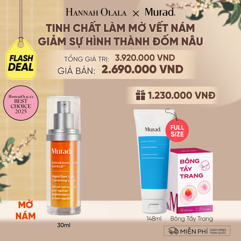  [FLASH DEAL] TINH CHẤT LÀM MỜ VẾT NÁM VÀ GIẢM SỰ HÌNH THÀNH ĐỐM NÂU 30ML DEAL 14: - A012 