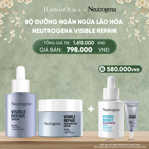  DEAL 5: BỘ DƯỠNG NGĂN NGỪA LÃO HÓA NEUTROGENA VISIBLE REPAIR 