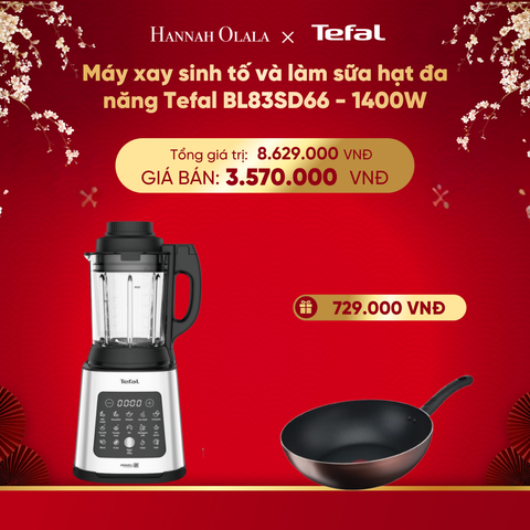  DEAL 6.1: MÁY XAY SINH TỐ VÀ LÀM SỮA HẠT ĐA NĂNG TEFAL BL83SD66 - 1400W 