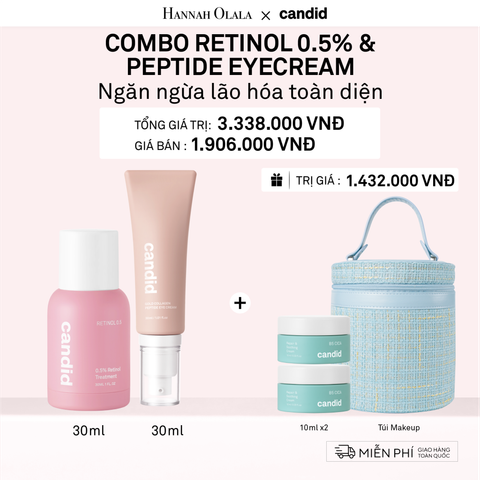  DEAL 14: RETINOL 0.5% 30ML & PEPTIDE EYECREAM 30ML 