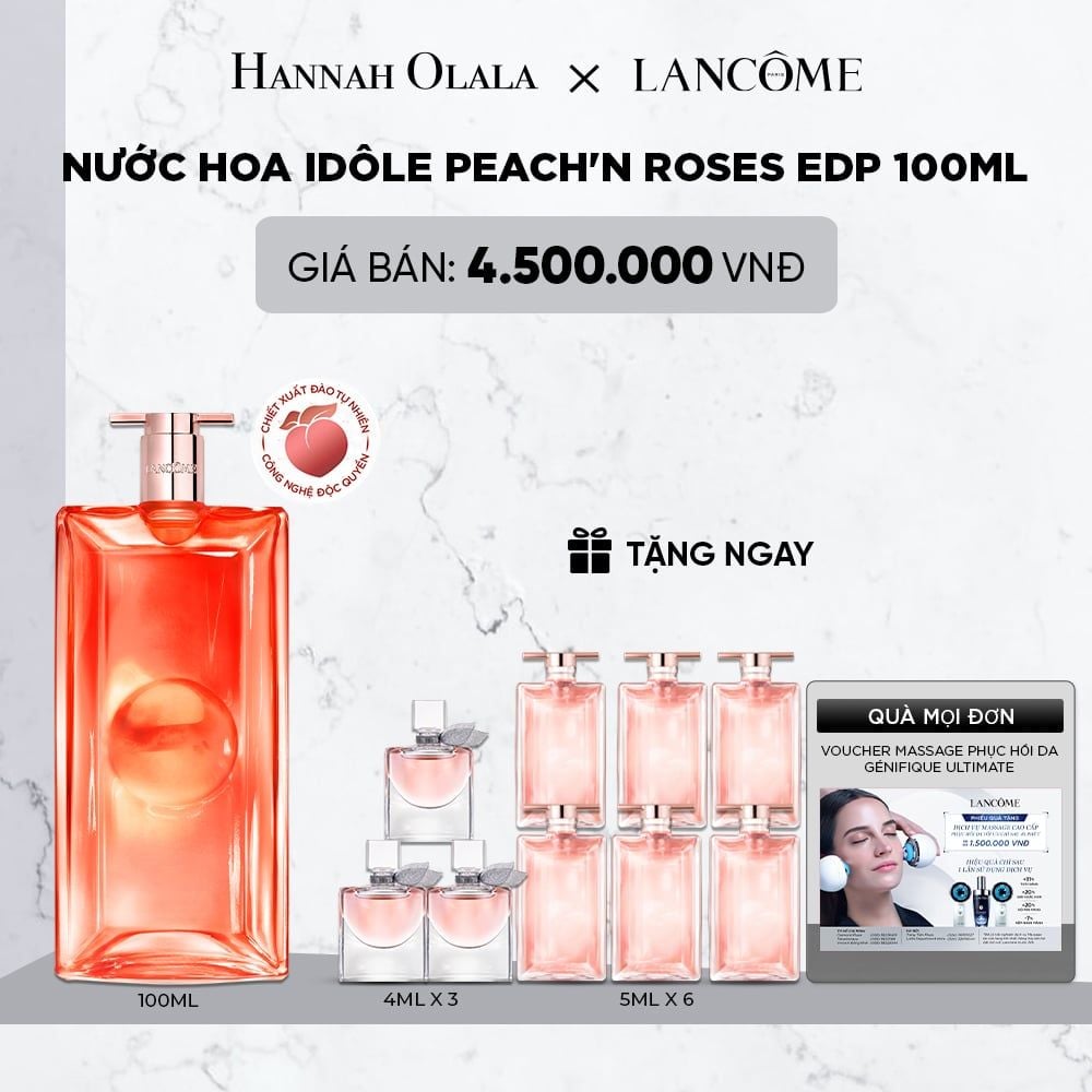  NƯỚC HOA IDOLE PEACH'N ROSES 100ML ( MỚI ) 