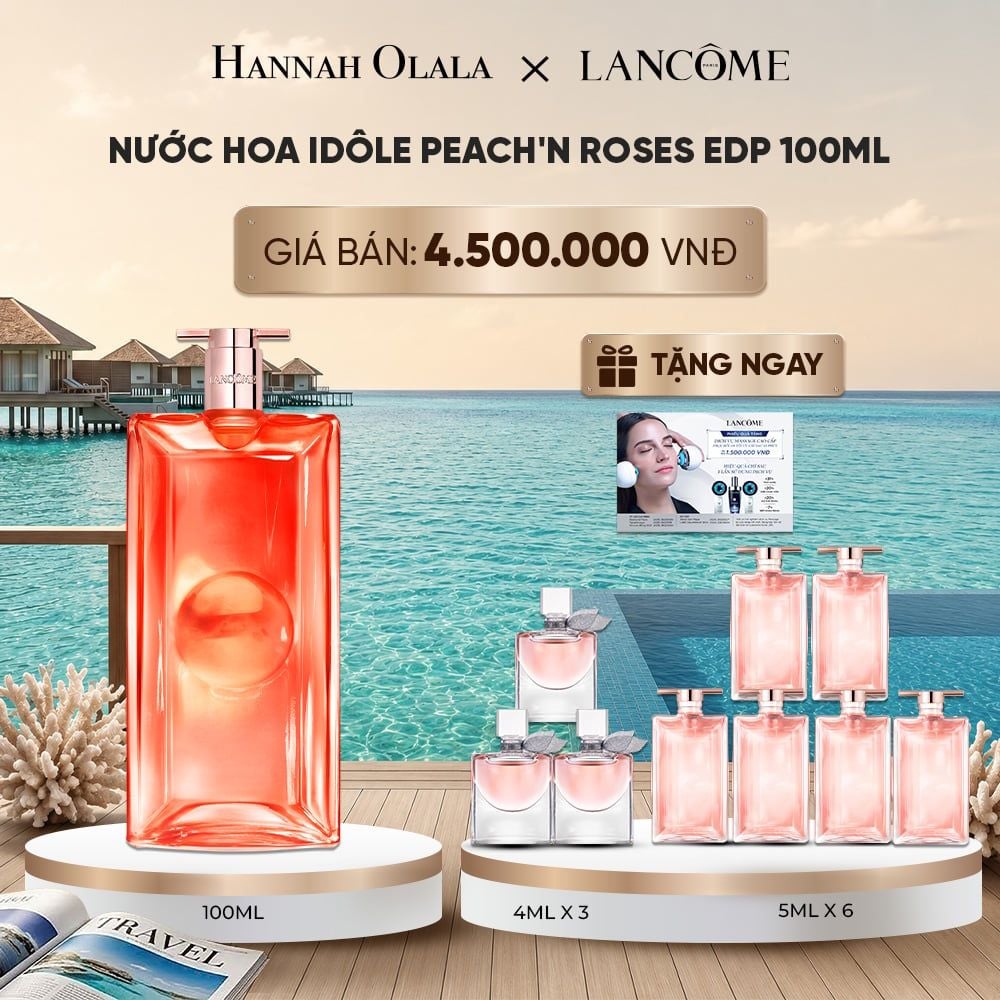  NƯỚC HOA IDOLE PEACH'N ROSES 100ML ( MỚI )_ D1006 