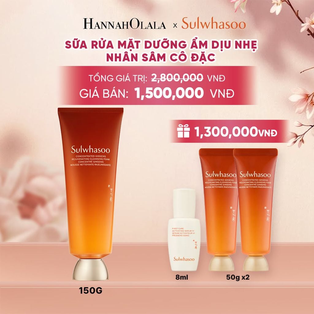  SỮA RỬA MẶT SẠCH SÂU DỊU NHẸ TỪ NHÂN SÂM 150G - A504 