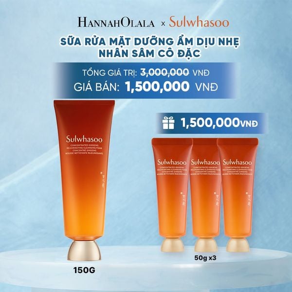  SỮA RỬA MẶT SẠCH SÂU DỊU NHẸ TỪ NHÂN SÂM 150G 