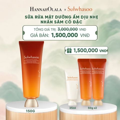  SỮA RỬA MẶT SẠCH SÂU DỊU NHẸ TỪ NHÂN SÂM 150G - A1714 