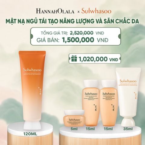  MỚI - MẶT NẠ NGỦ TÁI TẠO NĂNG LƯỢNG VÀ SĂN CHẮC DA OVERNIGHT RECHARGING MASK 120ML - A1715 