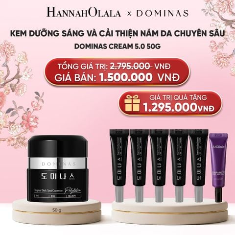  KEM DƯỠNG SÁNG VÀ CẢI THIỆN NÁM DA CHUYÊN SÂU DOMINAS CREAM 5.0 50G 