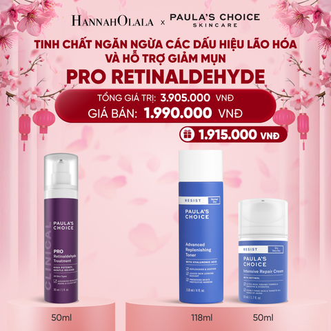  DEAL 9: TINH CHẤT RETINALDEHYDE NGĂN NGỪA CÁC DẤU HIỆU LÃO HÓA VÀ HỖ TRỢ GIẢM MỤN 30ML 