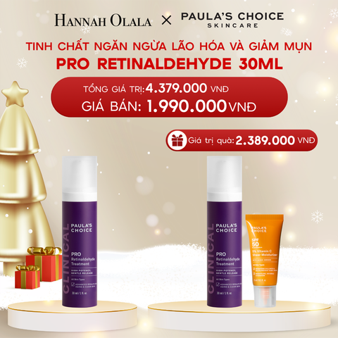  A1355_DEAL 8: TINH CHẤT RETINALDEHYDE NGĂN NGỪA CÁC DẤU HIỆU LÃO HÓA VÀ HỖ TRỢ GIẢM MỤN 30ML 