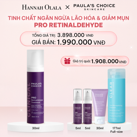  E309_DEAL 7: TINH CHẤT RETINALDEHYDE NGĂN NGỪA CÁC DẤU HIỆU LÃO HÓA VÀ HỖ TRỢ GIẢM MỤN 30ML 
