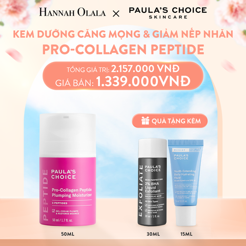 A631_DEAL 2: [BEST SELLER] KEM DƯỠNG ẨM CĂNG MỌNG VÀ GIẢM NẾP NHĂN PRO-COLLAGEN PEPTIDE 50ML 