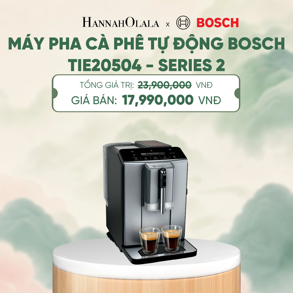  MÁY PHA CÀ PHÊ TỰ ĐỘNG BOSCH TIE20504 - SERIES 2 - A1838 
