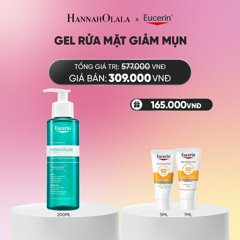  GEL RỬA MẶT EUCERIN DERMOPURE CLINICAL PURIFYING CLEANSER 200ML_A1585 