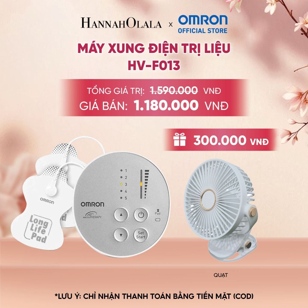  MÁY XUNG ĐIỆN TRỊ LIỆU OMRON HV-F013 - A1110 